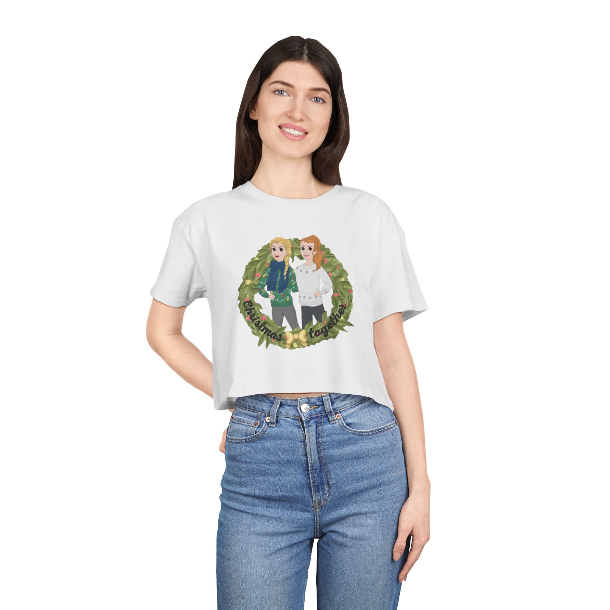 Christmas Together | Women's Crop Tee